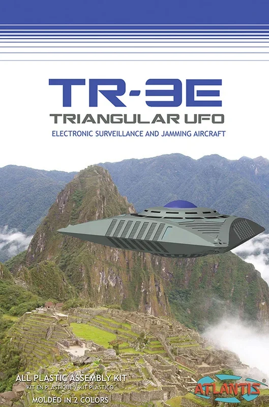 Atlantis Models 5″ TR3 UFO with Base Plastic Model Kit
