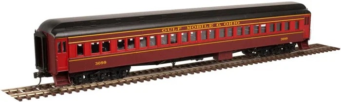 Atlas 20003874 HO Scale Paired Window Coach Gulf Mobile Ohio GM&O 3098 – NOS