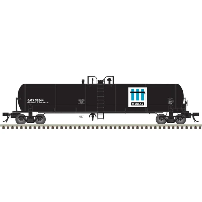 Atlas 20006969 HO Scale 20,700 Gallon Tank Car Mobay Chemicals GATX 52244