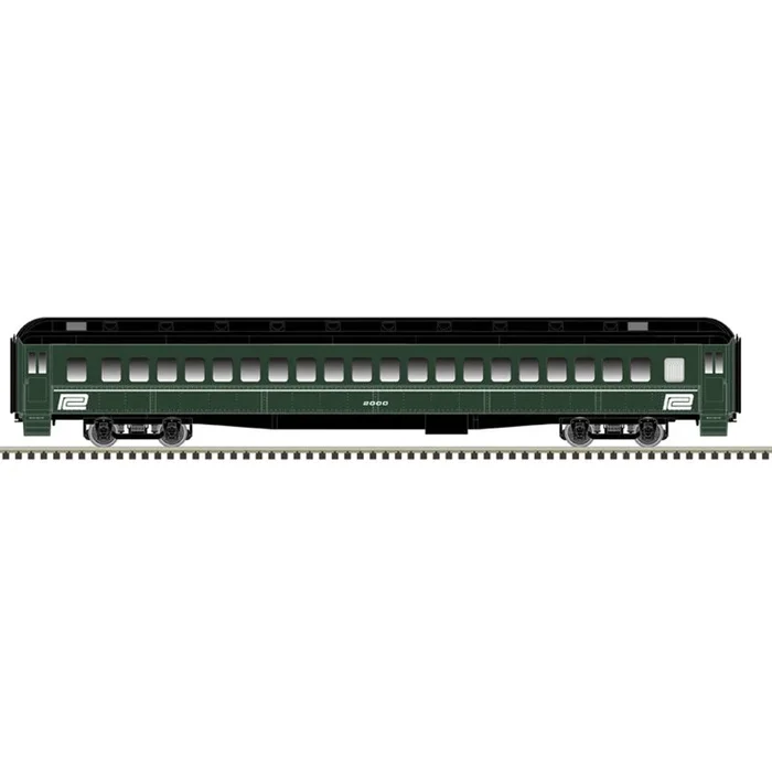 Atlas 20008047 HO Scale Modernized Heavyweight Coach Penn Central PC 2000