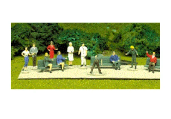 Atlas 793 HO Scale Undecorated Figures Set (24 Pack)