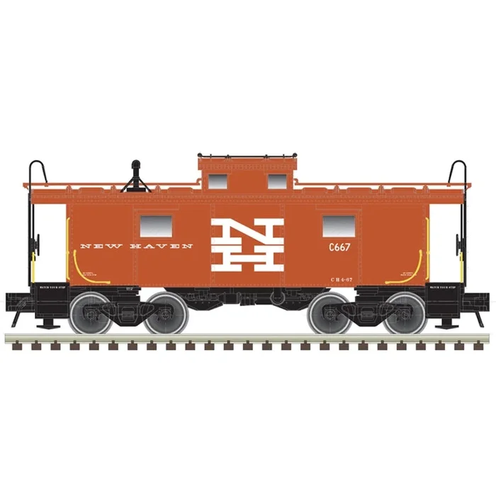 Atlas Master 20007010 HO Scale NE-6 Caboose New Haven “Alpert Scheme” NH 667