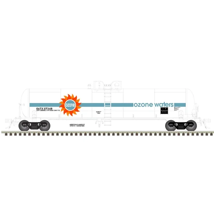 Atlas Master 50006305 N Scale 20,700 Gallon Tank Car Ozone Waters GATX 27348