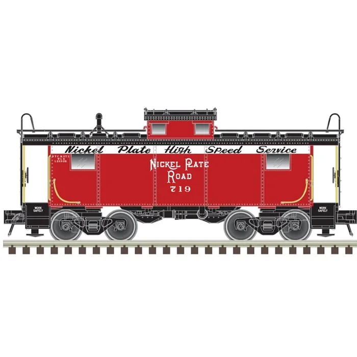Atlas Master 50006326 N Scale NE-6 Caboose Nickel Plate Road NKP 760