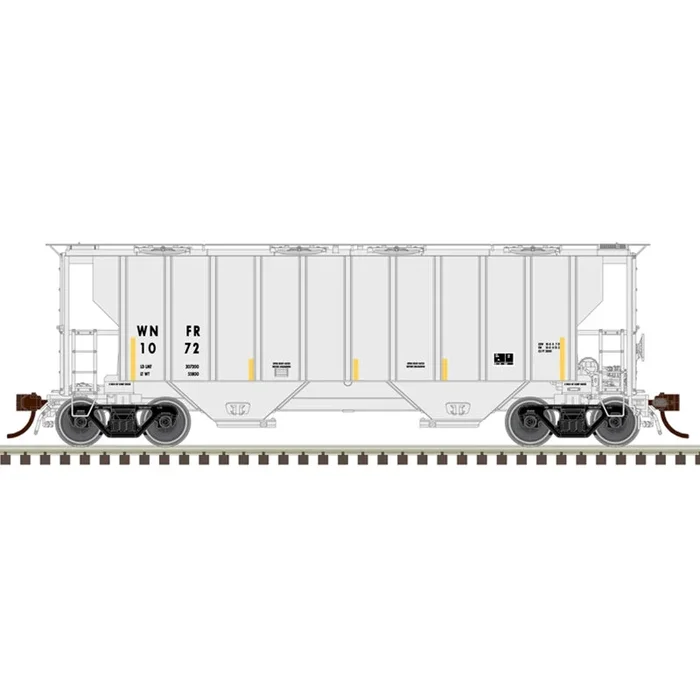 Atlas Master Plus 20007125 HO Scale Portec 3000 Covered Hopper WNFR 1091