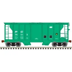 Atlas Trainman 20006552 HO Scale PS-2 Covered Hopper Penn Central PC 74212