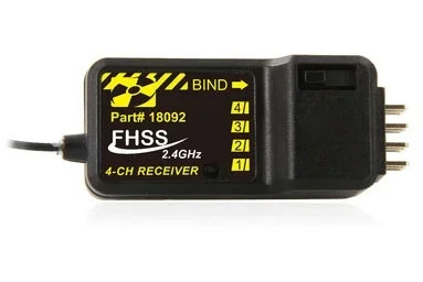 Atomik 2.4Ghz Receiver for Barbwire Brushless RC Boats, 18092