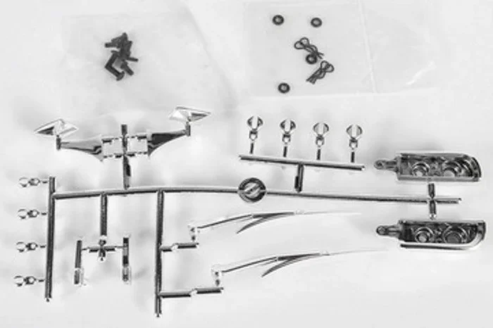 Axial AX31556 1967 Chevrolet C/10 Body Details (Chrome) Parts For #AX31498
