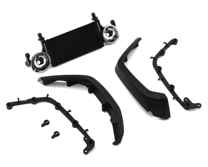 Axial AXI230020 SCX10iii Radiator and Front Fenders for Jeep JLU Wrangler