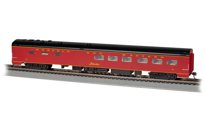 Bachmann 14810 HO Scale 85′ Dining Car Norfolk & Western N&W 491