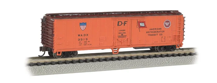 Bachmann 17955 N Scale 50′ Steel Reefer American Refrigerator WAB/MP