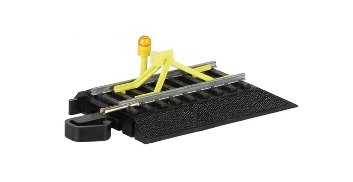 Bachmann 44476 HO Scale SteelE-Z Track Bumper with Flashing LED Light