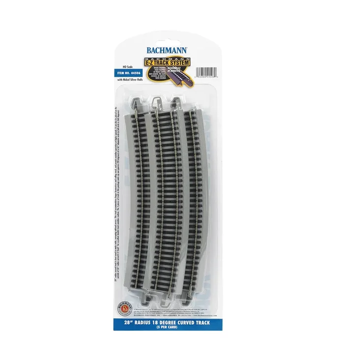 Bachmann 44506 HO Scale E-Z Track 28″ Radius Curve (5)