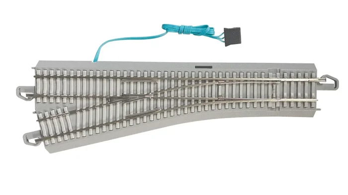 Bachmann 44757 HO Scale E-Z Track with Concrete Ties #4 Left Turnout