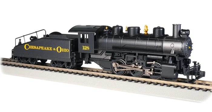 Bachmann 51612 HO Scale 0-6-0 Steam Locomotive with DCC and Smoke Chesapeake & Ohio C&O 128
