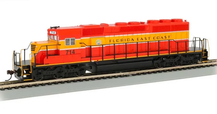Bachmann 60918 HO Scale EMD SD40-2 Diesel Florida East Coast FEC 714 with DCC
