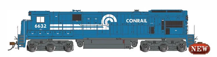 Bachmann 61304 HO Scale GE C36-7 Diesel Conrail CR 6632 with DCC & Sound