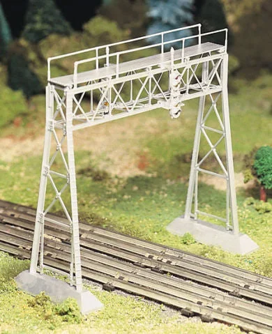 Bachmann Plasticville 45623 O Scale Silver Overhead Signal Bridge Kit