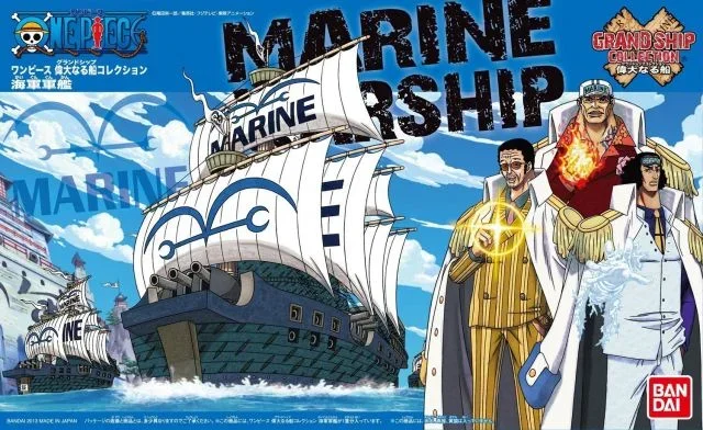 Bandai 2203040 One Piece Grand Ship Collection #7 Marine Ship