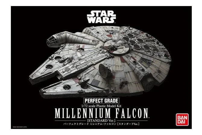 Bandai 2375614 1/72 Star Wars PG Millennium Falcon with Lights Model Kit