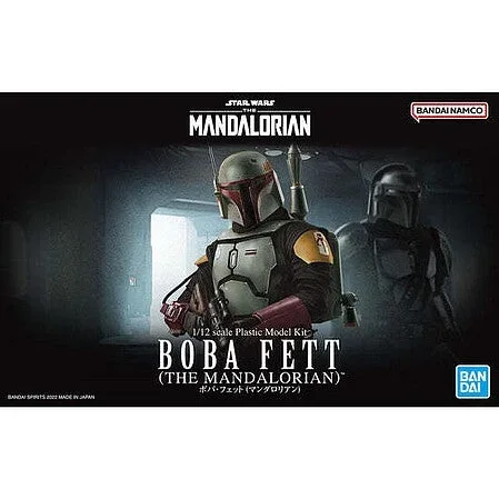 Bandai 2607743 1/12 Star Wars The Mandalorian Boba Fett Bounty Hunter Model Kit