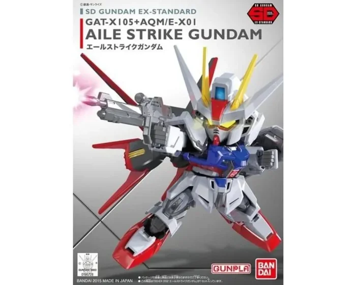 Bandai 2688287 SD #02 Aile Strike Gundam Seed Mobile Suit