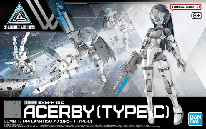 Bandai 2696194 30MM 1/144 EXM-H15B Acerby (Type-C) “30 Minutes Missions”