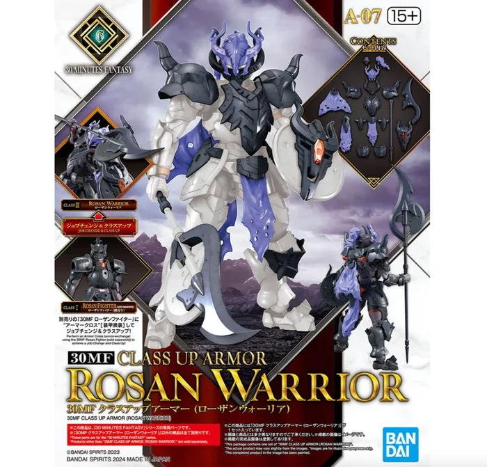 Bandai 2733971 30MF Rosan Warrior “30 Minutes Fantasy” Class Up Armor Accessory Kit