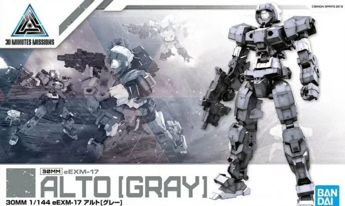 Bandai 5059014 1/144 30 Minute 30mm Series #021 eEXM17 Alto Gray (Snap Kit)