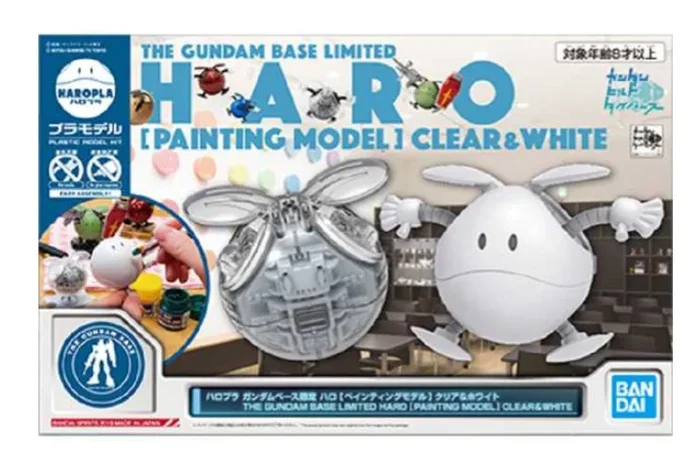 Bandai Halopla Haro Clear & White Painting Model “Gundam Build Divers”