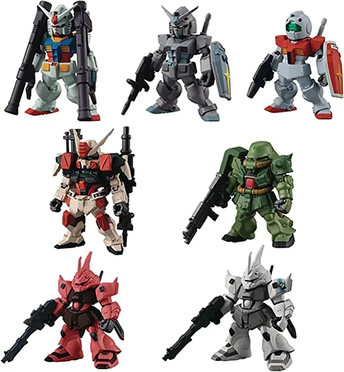 Bandai Shokugan – Mobile Suit Gundam – FW Gundam Converge #22 (Set of 7), Converge