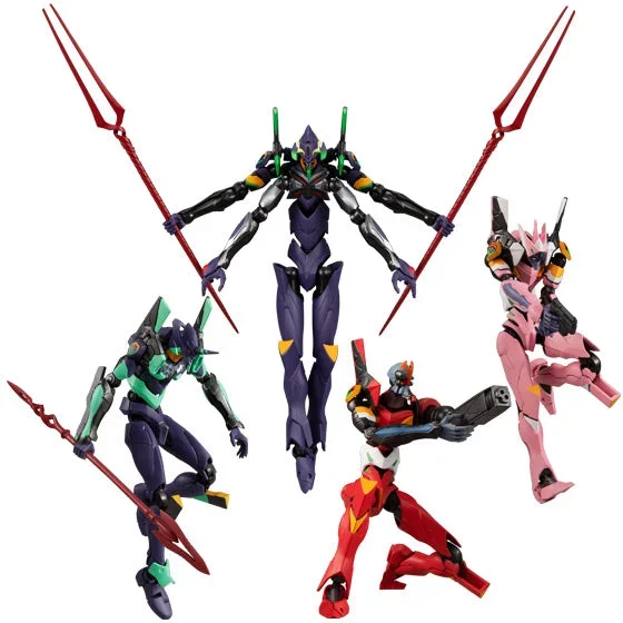 Bandai Shokugan EVA Frame 02 ‘Neon Genesis Evangelion’, Box of 5