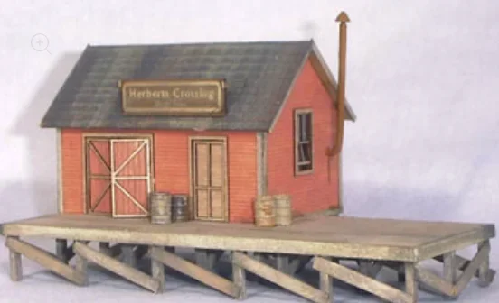 Banta Modelworks 2082 HO Scale Herbert’s Crossing Freight House Craftsman Kit