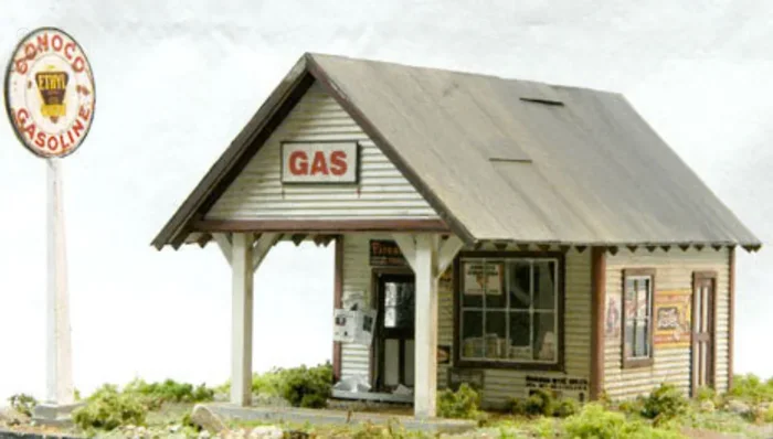Banta Modelworks 6109 O Scale 1930’s Gas Station Craftsman Kit