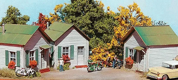 Bar Mills Scale Model Works 862 HO Scale Cabins at Collard’s Creek Craftsman Kit