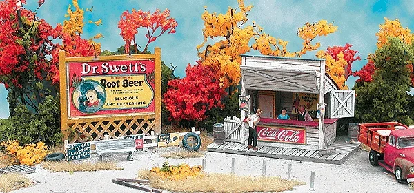 Bar Mills Scale Model Works 951 N Scale Swanson’s Lunch Stand Craftsman Kit