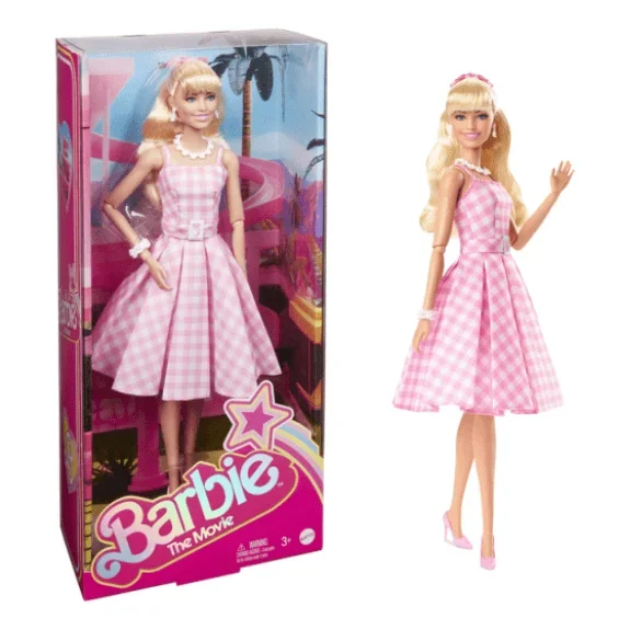 Barbie Movie Pink Gingham Dress