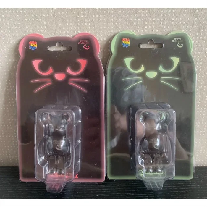 Bearbrick 2016 Halloween SET GLOW in DARK 100% Limited Medicom Be@rbrick