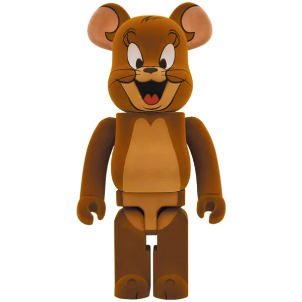 BEARBRICK Flocked Ver. Jerry 1000% (Tom and Jerry)