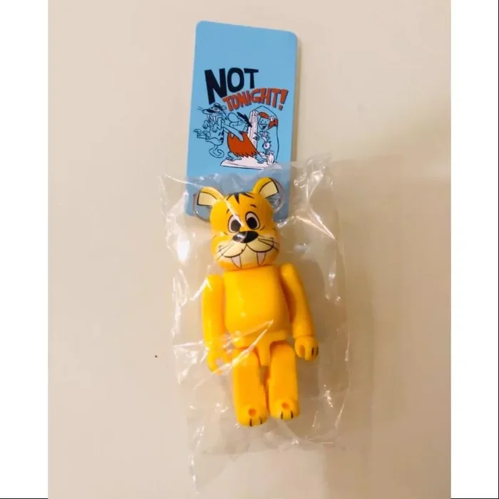 Bearbrick Series 45 ANIMAL The Flintstones yellow 100%
