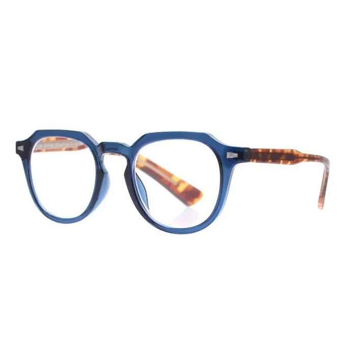 benn {matte navy blue w/ tortoise temple} blue light {readers} eyeglasses