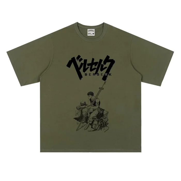 Berserk Anime Graphic Tee – Intects Resting Design | Рубашка премиум -класса