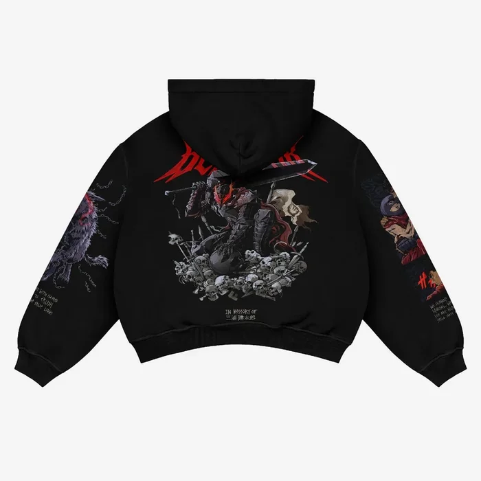 Berserk Guts Anime Hoodie – Vêtements Anime de haute qualité