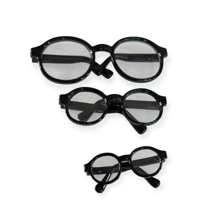 Black doll glasses