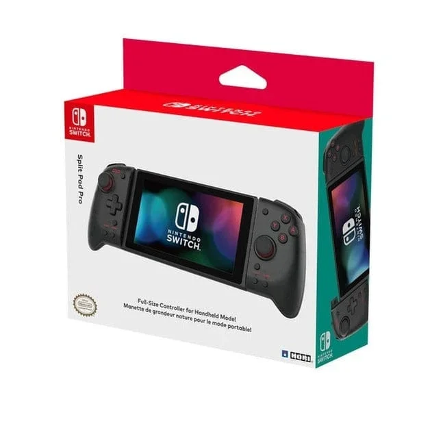 Black Split Pad Pro For Nintendo Switch Handheld Gaming