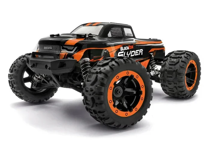 BlackZon 540099 Slyder MT 1/16 4WD Electric Monster Truck – Orange