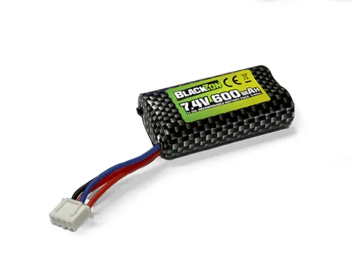 BlackZon 540337 2S 7.4V 600mAh LiPo Battery Pack for Spryte