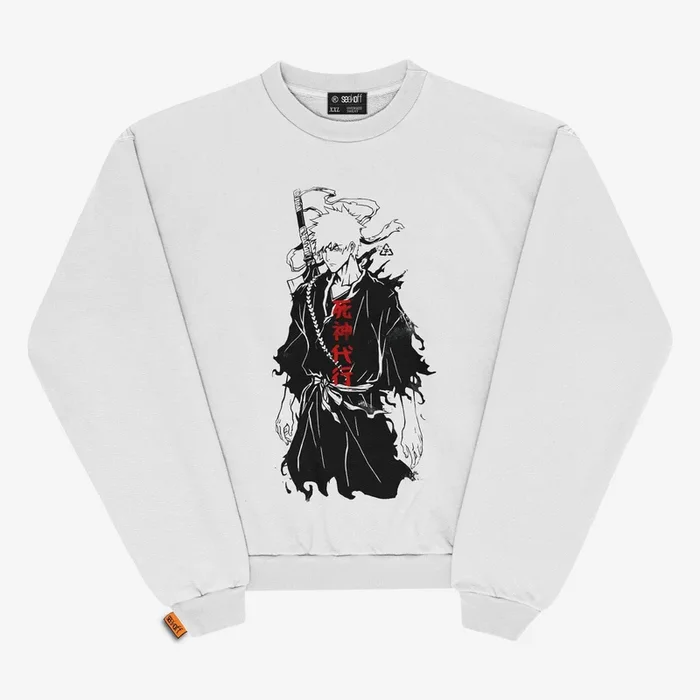 Bleach Substitute Soul Reaper Sweat-shirt surdimensionné | Vêtements d’anime haut de gamme
