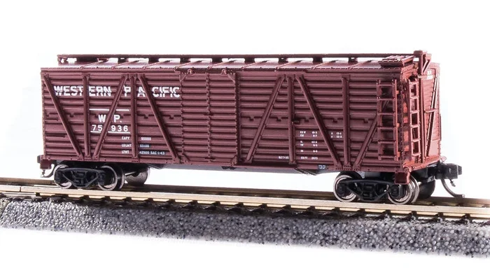 BLI 6597 N Scale K7 Stock Car Western Pacific WP (2 Pack)