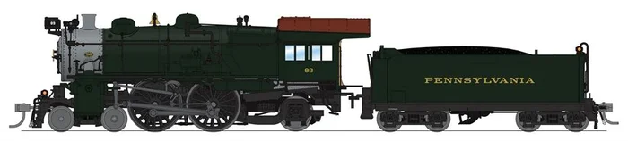 BLI 6702 HO Scale PRR E6 4-4-2 Atlantic Steam Loco Pennsylvania 89 “Pre War” Paragon4